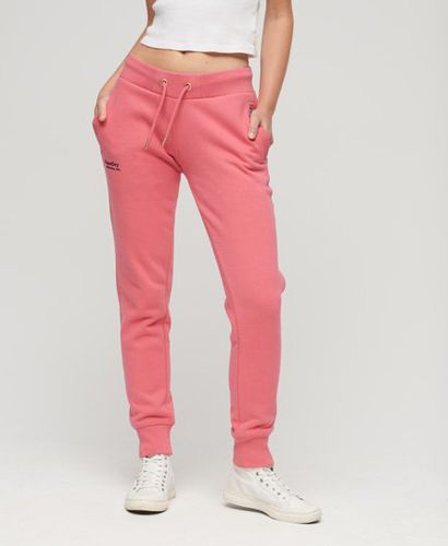 Women's Essential Logo Joggers Pink / Camping Pink - Size: 16 - Superdry - Modalova