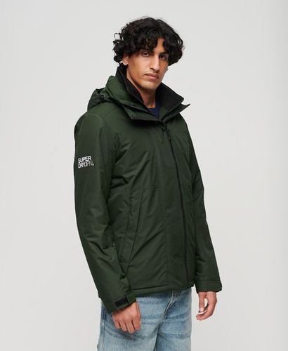 Men's Hooded Yachter Windbreaker Jacket Green / Academy Dark Green - Size: L - Superdry - Modalova