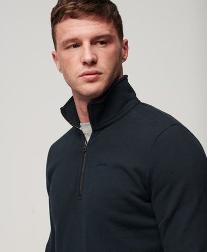 Herren Essential Sweatshirt mit Halblangem Reißverschluss - Größe: Xxxl - Superdry - Modalova