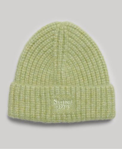 Women's Rib Knit Beanie Hat / Mellow - Size: 1SIZE - Superdry - Modalova