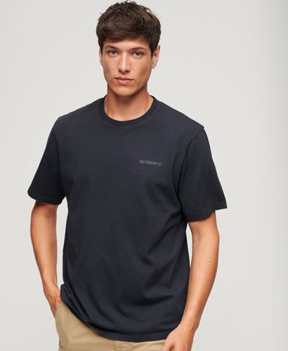 Men's Overdyed Logo Loose T-Shirt / Eclipse - Size: S - Superdry - Modalova