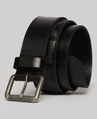 Men's Vintage Branded Belt Black / Black/ Silver - Size: M - Superdry - Modalova