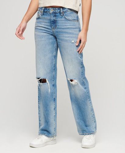 Women's Mid Rise Wide Leg Jeans / Spring Vintage Custom - Size: 28/30 - Superdry - Modalova