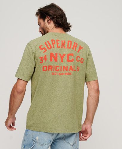 Herren Workwear T-Shirt Grafikdruck, Größe: L - Superdry - Modalova