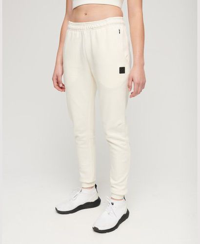 Women's Code Tech Slim Joggers Cream / Rice White - Size: 14 - Superdry - Modalova