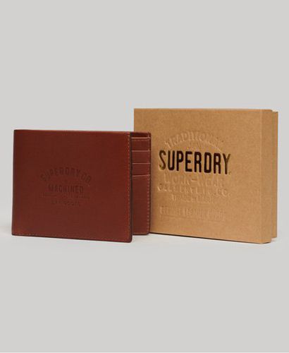 Men's Leather Wallet In Box Brown / Cognac Brown - Size: 1SIZE - Superdry - Modalova