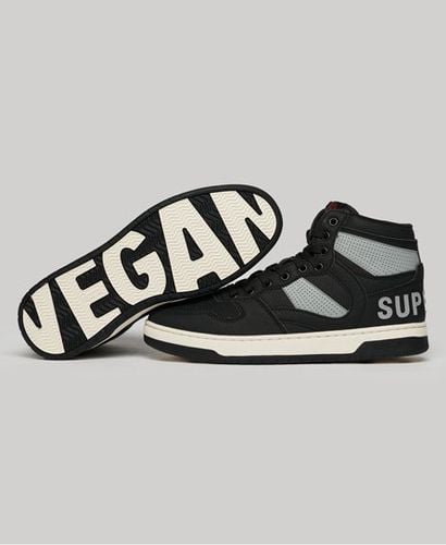 Women's Vegan Jump High Top Trainers Black - Size: 4 - Superdry - Modalova