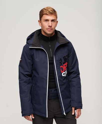 Herren Sport Ski Freestyle Core Jacke mit Logo-Druck, Größe: M - Superdry - Modalova
