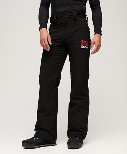 Men's Sport Slim Ski Trousers Black - Size: S - Superdry - Modalova