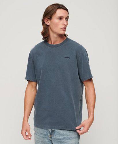 Men's Vintage Washed T-Shirt Navy / Eclipse Navy - Size: XL - Superdry - Modalova