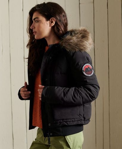 Women's Everest Bomber Jacket Black - Size: 8 - Superdry - Modalova