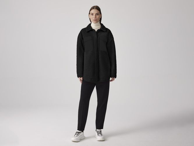 Giacca-camicia in High Pile Fleece Simcoe (Donna, , L) - Canada Goose - Modalova