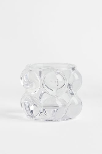 Teelichthalter aus Bläschenglas Klarglas, Kerzenständer & Kerzenhalter in Größe Onesize. Farbe: - H&m Home - Modalova