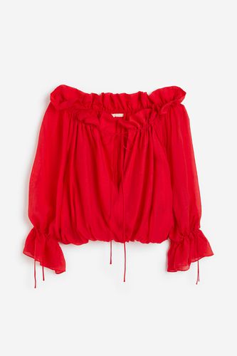 Off-Shoulder-Bluse Rot, Blusen in Größe S. Farbe: - H&M - Modalova