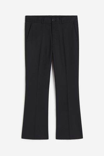 Ausgestellte Hose in Slim Fit Schwarz, Anzughosen Größe W 42. Farbe: - H&M - Modalova