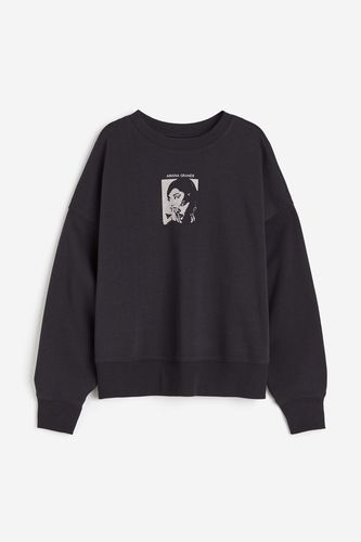 Sweatshirt mit Print Schwarz/Ariana Grande, Sweatshirts in Größe XS. Farbe: - H&M - Modalova