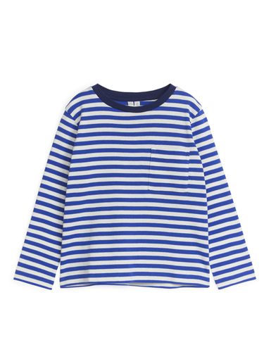 Langarm-T-Shirt Blau/Weiß, T-Shirts & Tops in Größe 86/92. Farbe: - Arket - Modalova