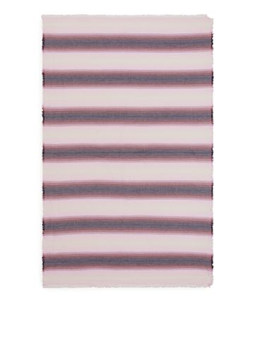 Baumwollsarong Cremeweiß/Braun, Strandkleidung in Größe 150x92 cm. Farbe: - Arket - Modalova