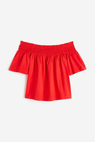 Off-Shoulder-Jerseyshirt Rot, Tops in Größe L. Farbe: - H&M - Modalova