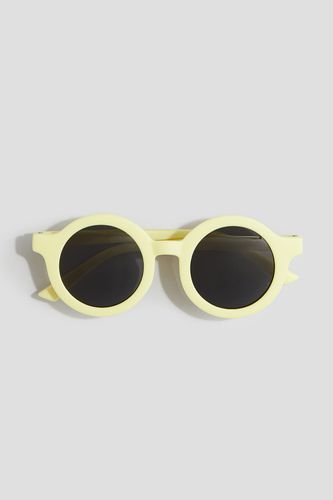Runde Sonnenbrille Hellgelb, Sonstige Accessoires in Größe Onesize. Farbe: - H&M - Modalova