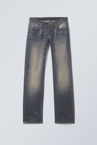 Tief sitzende beschichtete Jeans Arrow , Straight in Größe W 30 - Weekday - Modalova