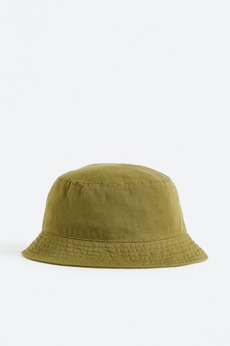 Bucket Hat aus Baumwolle Olivgrün, Hut in Größe 152/170. Farbe: - H&M - Modalova