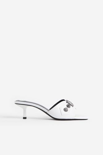 Sandaletten mit Nieten Weiß, Heels in Größe 38. Farbe: - H&M - Modalova
