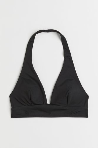 Wattiertes Bikinitop Schwarz, Bikini-Oberteil in Größe 36. Farbe: - H&M - Modalova