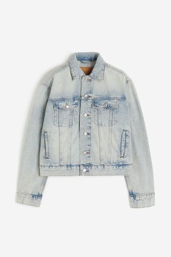 Kurze Jeansjacke Blasses Denimblau, Jacken in Größe S. Farbe: - H&M - Modalova
