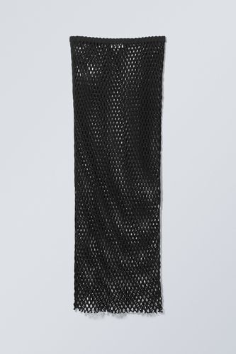 Netzstoffrock aus Baumwolle Schwarz, Röcke in Größe S. Farbe: - Weekday - Modalova