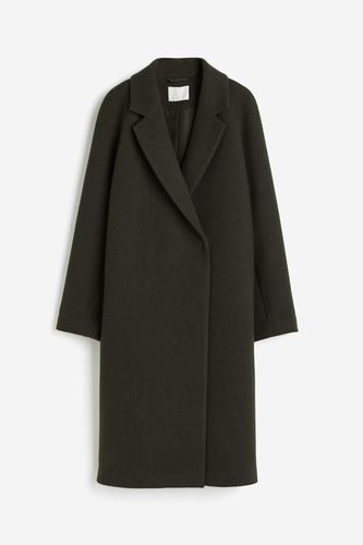 Zweireihiger Mantel Dunkles Khakigrün, Mäntel in Größe XXL. Farbe: - H&M - Modalova