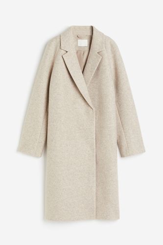 Zweireihiger Mantel Hellbeigemeliert, Mäntel in Größe XXL. Farbe: - H&M - Modalova
