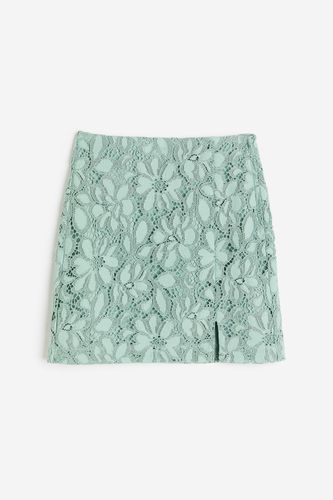 Minirock aus Spitze Mintgrün, Röcke in Größe 42. Farbe: - H&M - Modalova