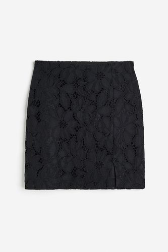 Spitzenrock Schwarz, Röcke in Größe 46. Farbe: - H&M - Modalova