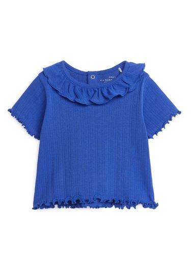 Pointelle-Oberteil Blau, T-Shirts & Tops in Größe 62/68. Farbe: - Arket - Modalova