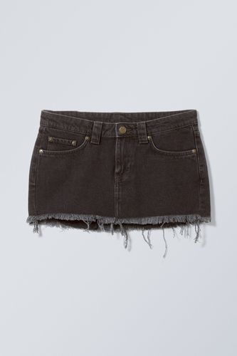 Jeans-Minirock mit Gürtel Tintenschwarz, Röcke in Größe 44. Farbe: - Weekday - Modalova