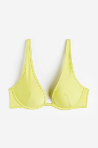 Push-up-Bikinitop Gelb, Bikini-Oberteil in Größe 75D. Farbe: - H&M - Modalova
