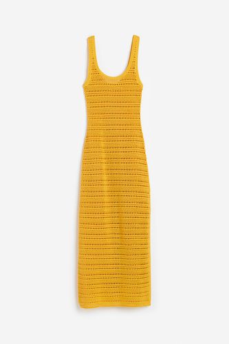 Kleid im Häkellook Gelb, Alltagskleider in Größe XS. Farbe: - H&M - Modalova