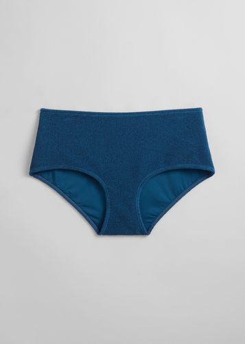 Bikinihose mit hohem Bund Blau, Bikini-Unterteil in Größe 34. Farbe: - & Other Stories - Modalova