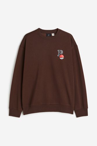 Sweatshirt in Loose Fit Braun/Pokémon, Sweatshirts Größe S. Farbe: - H&M - Modalova
