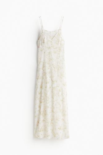 Doppellagiges, transparentes Kleid Weiß/Geblümt, Alltagskleider in Größe S. Farbe: - H&M - Modalova