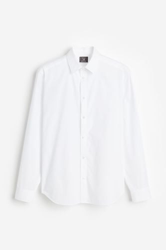Easy-Iron-Hemd in Regular Fit Weiß, Elegant Größe XXL. Farbe: - H&M - Modalova