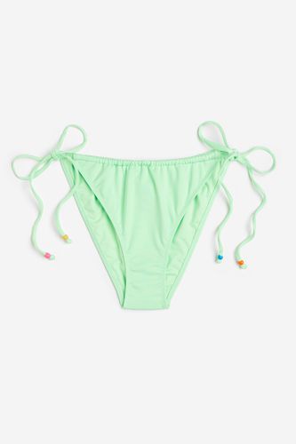 Tie-Tanga Bikinihose Hellgrün, Bikini-Unterteil in Größe 32. Farbe: - H&M - Modalova