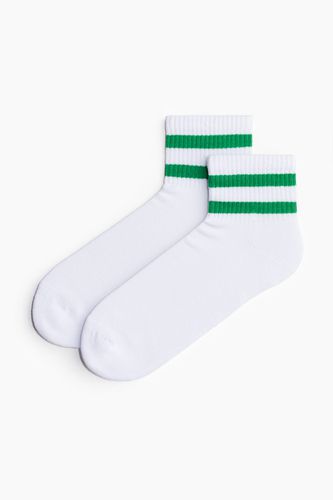 Socken Weiß/Gestreift in Größe 37/39. Farbe: - H&M - Modalova