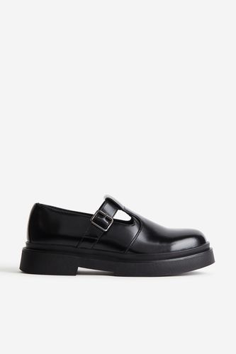 Schuhe mit Schnalle Schwarz, Elegante schuhe in Größe 43. Farbe: - H&M - Modalova