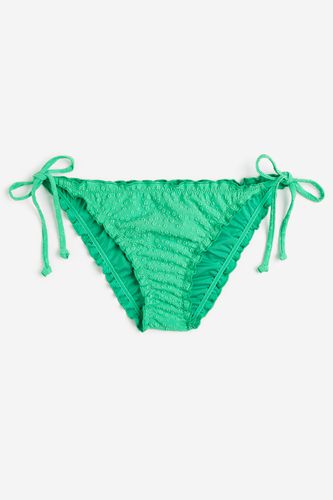 Tie-Tanga Bikinihose Knallgrün, Bikini-Unterteil in Größe 34. Farbe: - H&M - Modalova