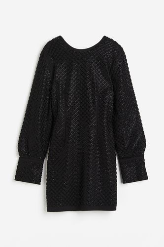 Kleid mit Perlenverzierung Schwarz, Party kleider in Größe S. Farbe: - H&M - Modalova