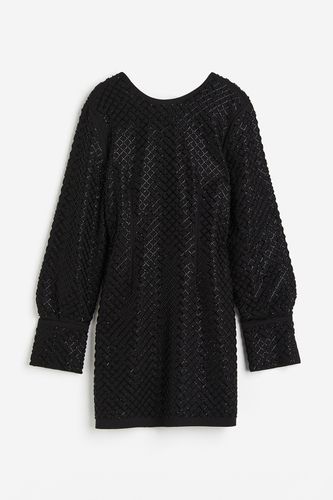 Kleid mit Perlenverzierung Schwarz, Party kleider in Größe XS. Farbe: - H&M - Modalova