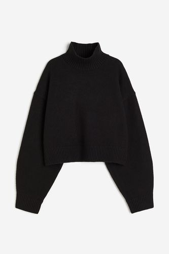 Oversized Pullover mit Turtleneck Schwarz in Größe XL. Farbe: - H&M - Modalova
