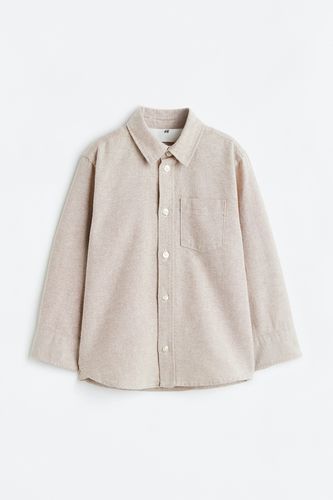 Baumwollhemd Hellbeige, Hemden & Blusen in Größe 140. Farbe: - H&M - Modalova